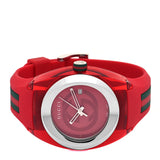 Gucci Sync XXL Quartz Red Dial Red Rubber Strap Unisex Watch -  YA137103