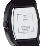 Guess Phoenix Multifunction Silver Dial Black Silicone Strap Watch For Men - GW0048G1