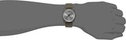 Emporio Armani Sportivo Quartz Silver Dial Brown Leather Strap Watch For Men - AR6079