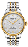 Jam Tangan Pria Tissot Le Locle Powermatic 80 Silver Dial Two Tone Steel Strap - T006.407.22.033.01
