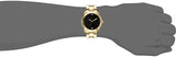 Guess Classic Diamonds Black Dial Gold Steel Strap Watch for Men - W0416G2