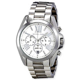 Michael Kors Bradshaw Silver Dial Silver Steel Strap Watch for Men - MK5535