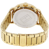Tommy Hilfiger Quartz White Dial Gold Steel Strap Watch for Men - 1791455