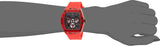 Guess Phoenix Multifunction Black Dial Red Rubber Strap Watch for Men - GW0203G5