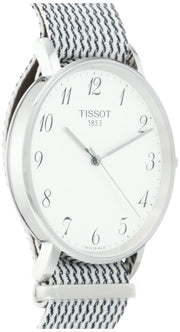 Tissot T Classic Everytime Medium White Dial Two Tone NATO Strap Watch for Women - T109.410.18.032.00