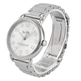 Coach Delancey White Dial Silver Steel Strap Watch for Women - 14502495