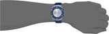 Guess Poseidon Blue Dial Blue Rubber Strap Watch for Men - GW0057G3