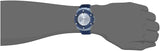 Guess Poseidon Blue Dial Blue Rubber Strap Watch for Men - GW0057G3