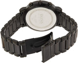 Hugo Boss Integrity Black Dial Black Steel Strap Watch for Men - 1513780