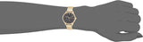 Tommy Hilfiger Brooke Black Dial Gold Steel Strap Watch for Women  - 1782019