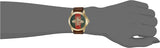 Gucci G Timeless Quartz Two Tone Dial Brown Leather Strap Watch For Men - YA126451B