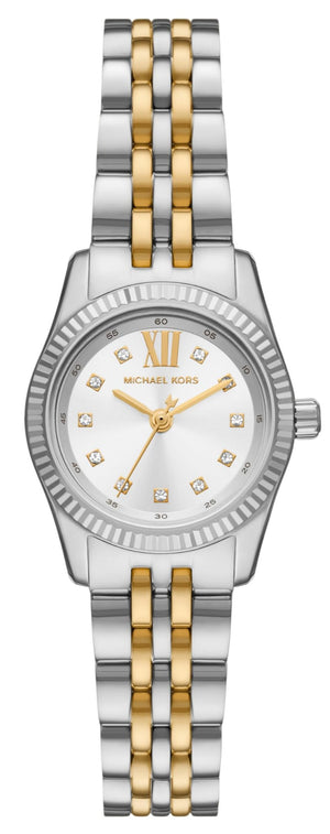 Michael Kors Lexington Analog Silver Dial Two Tone Steel Strap Watch for Women - MK4740