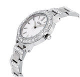 Fossil Jesse White Dial Silver Steel Strap Watch for Women - ES2362