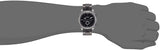 Fossil Machine Chronograph Black Dial Black Steel Strap Watch for Men - FS4662