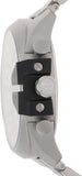 Diesel Mega Chief Chronograph Silver Dial Silver Steel Strap Watch For Men - DZ4501