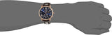 Tommy Hilfiger Alden Quartz Blue Dial Brown Leather Strap Watch for Men - 1791308