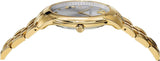 Versace Audrey Quartz Grey Dial Gold Steel Strap Watch for Women - VELR00719