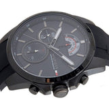 Tommy Hilfiger Decker Quartz Black Dial Black Rubber Strap Watch for Men - 1791352