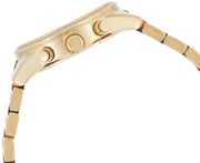 Michael Kors Ritz Chronograph Gold Dial Two Tone Steel Strap Watch for Women - MK6322