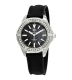 Jam Tangan Tag Heuer Aquaracer Diamonds Mother of Pearl Black Dial Black Nylon Strap untuk Wanita - WAY131P.FT6092