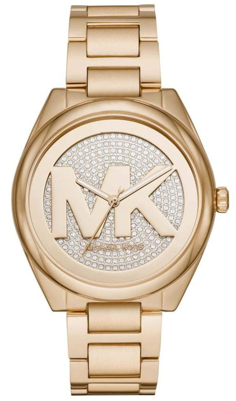 Michael Kors MK5310 Women's Stainless fashion Steel Analog Champagne Dial Watch KS463