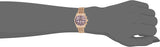 Michael Kors Lexington Purple Dial Rose Gold Steel Strap Watch For Women - MK6207