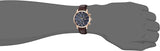 Tommy Hilfiger Kane Chronograph Quartz Blue Dial Brown Leather Strap Watch for Men - 1791399