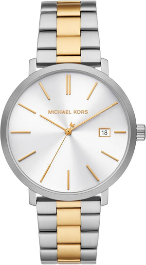 Michael Kors Blake Analog Silver Dial Two Tone Steel Strap Watch for Women - MK9134