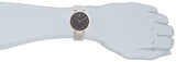 Calvin Klein Minimal Grey Dial Silver Mesh Bracelet Watch for Men - K3M51154