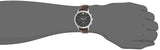 Emporio Armani Renato Chronograph Black Dial Brown Leather Strap Watch For Men - AR2482