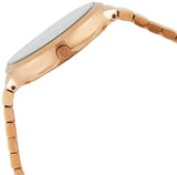 Calvin Klein Lively White Dial Rose Gold Steel Strap Watch for Women - K4U23626