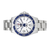 Breitling Superocean 42mm White Dial Silver Steel Strap Watch for Men - A17366D81A1A1