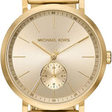 Michael Kors Irving Quartz Gold Dial Gold Mesh Strap Watch For Men - MK8741