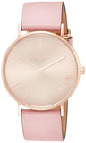 Coach Delancey Gold Dial Pink Leather Strap Watch for Women - 14503332