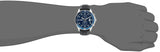 Fossil Wakefield Chronograph Blue Dial Black Leather Strap Watch for Women - CH2945