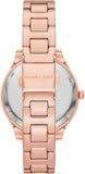 Michael Kors Lilane Quartz Rose Gold Dial Rose Gold Steel Strap Watch For Women - MK1068