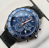 Tag Heuer Formula 1 Jam Tangan Tali Karet Hitam Dial Biru untuk Pria - CAZ1014.FT8024