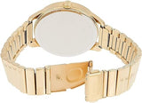 Tommy Hilfiger Brooke Black Dial Gold Steel Strap Watch for Women  - 1782019