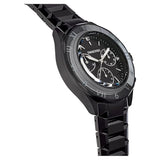 Swarovski Dextera Chronograph Black Dial Black Steel Strap Watch for Women - 5641393