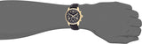 Guess Horizon Chronograph Quartz Black Dial Black Leather Strap Watch For Men - W0380G7