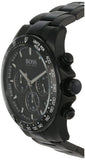 Hugo Boss Hero Black Dial Black Steel Strap Watch for Men - 1513754