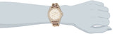 Fossil Riley Gold Dial Grey Leather Strap Watch for Women - ES3465