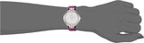 Versace Olympo Crystal Gleam White Dial Purple Leather Strap Watch for Women - VAN010016