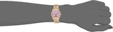 Michael Kors Runway Chronograph Purple Dial Rose Gold Steel Strap Watch For Women - MK6163