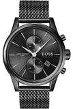 Hugo Boss Associate Grey Dial Grey Mesh Bracelet Watch for Men - 1513870