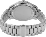 Michael Kors Lexington Quartz Black Dial Silver Steel Strap Watch For Women - MK8946