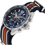 Tag Heuer Formula 1 Quartz Blue Dial Two Tone NATO Strap Watch for Men - WAZ1010.FC8196