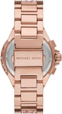 Michael Kors Camille Chronograph Mother of Pearl Dial Rose Gold Steel Strap Watch for Women - MK7272