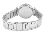 Guess Park Ave White Dial Silver Steel Strap Watch for Women - W0767L1