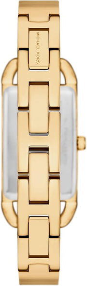 Michael Kors Empire Analog Gold Dial Gold Steel Strap Watch for Women - MK4840